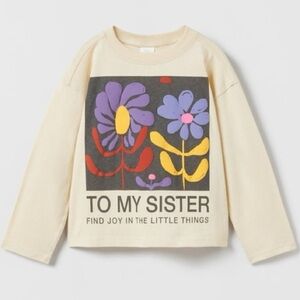 “To My Sister” Zara tee